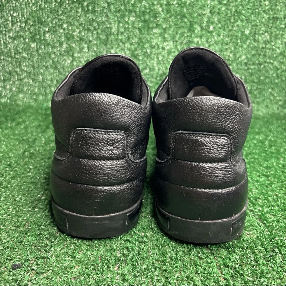 Kenneth Cole New York Men's Brand Tour Mid Sneakers Black‎ Leather Size 11.5 M